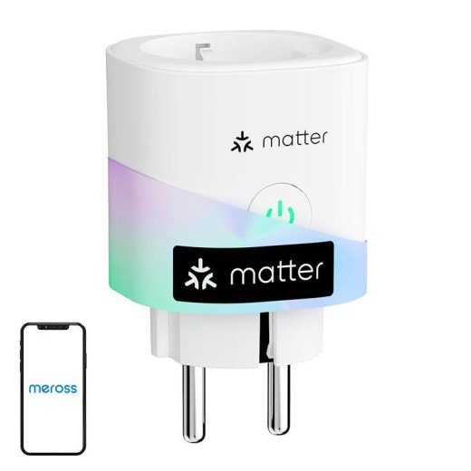 MEROSS MSS315CFH- nutikas pistikupesa energiaga mõõtmisega (Matter)