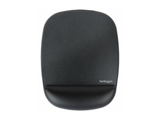 StarTech.com Mouse Pad Hand rest, 6.7x7.1x 0.8in (17x18x2cm), Ergonomic Mouse Pad Wrist Support, Desk Wrist Pad w/ Non-Slip PU Base, Cushioned Gel