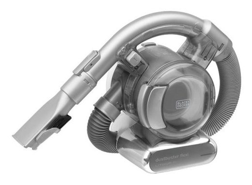 Black & Decker PD1820LF nešiojamas dulkių siurblys Juodas, Chromo Be maišo