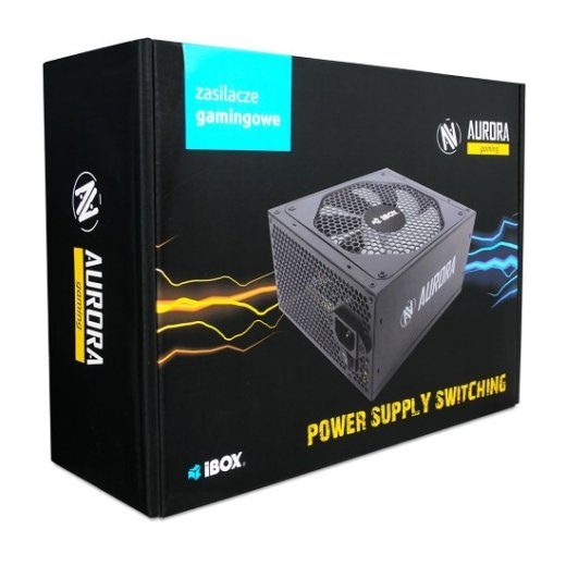 Toiteplokk IBOX AURORA 600W 14 CM FAN ZIA600W14CMBOX
