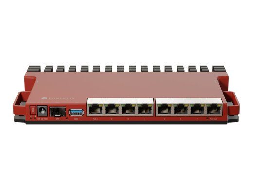 MikroTik Router L009UiGS-RM No Wi-Fi 10/100/1000 Mbit/s Ethernet LAN (RJ-45) ports 8 Mesh Support No MU-MiMO No No mobile broadband 1x USB 3.0 type A