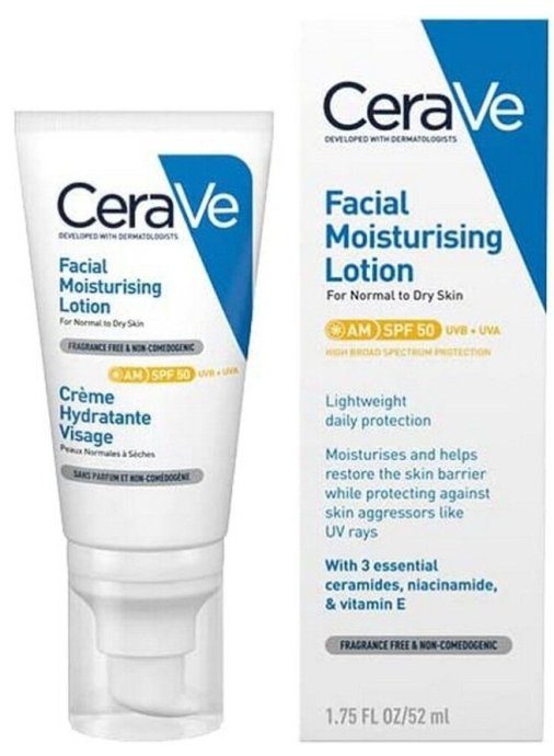 CeraVe Moisturizing Face Cream SPF50 52 ml