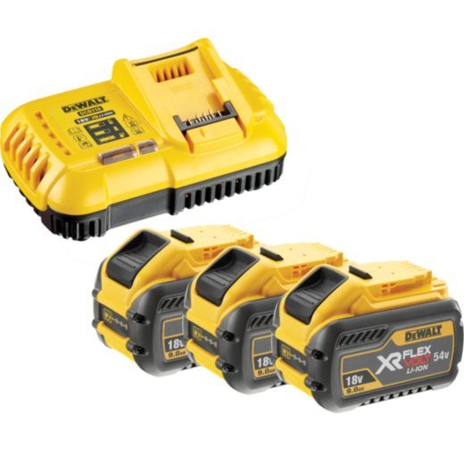 DeWalt DCB118X3-QW XR FlexVolt Patarei ja Laadija Komplekt