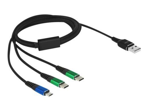 Delock USB Type-C Kaabel 1m Must