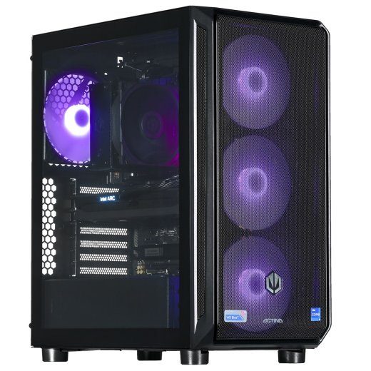 Actina 5901443410270 PC AMD Ryzen™ 5 7500F 32 DDR5-SDRAM 1 TB SSD Intel Arc B580 Midi Tower Black