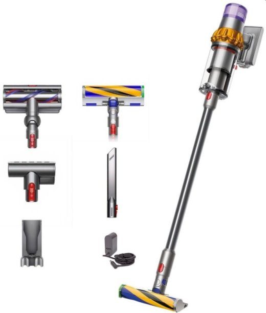 Dyson V15 Detect Absolute nerūdijantis plienas