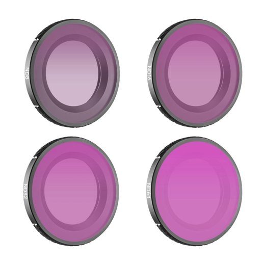4 Sunnylife filtri komplekt ND8 + ND16 + ND32 + ND64 Osmo Nano jaoks