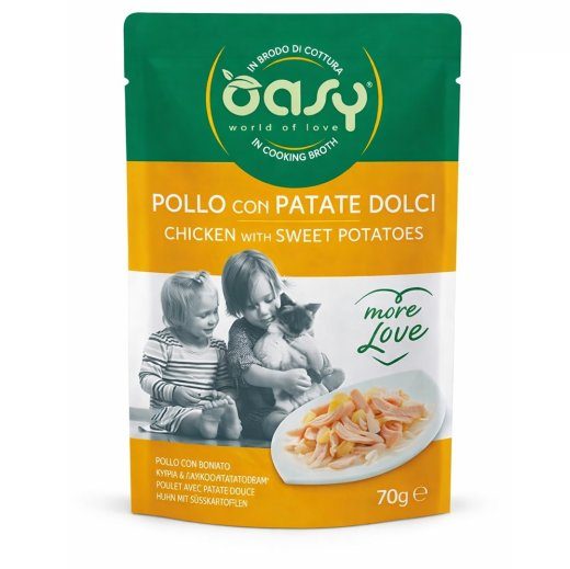 OASY More Love Kana maguskartuliga - märgkassitoit - 70 g