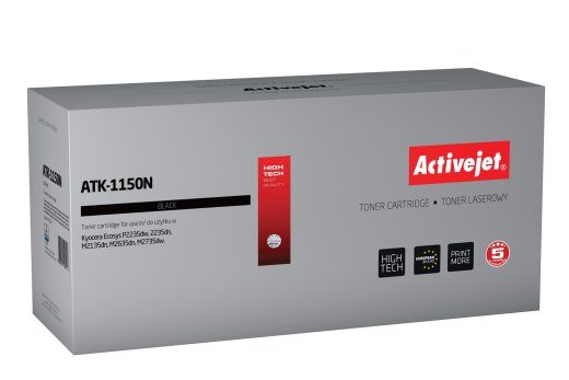 Activejet ATK-1150N Toner (asendus Kyocera TK-1150 jaoks; Supreme; 3000 lehte; must)