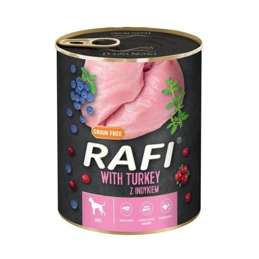DOLINA NOTECI Rafi with turkey - niiske koeratoit - 800g