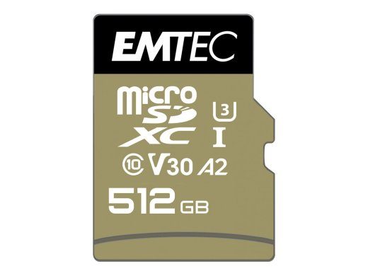 EMTEC SpeedIN' PRO microSDXC 512GB 100MB/s
