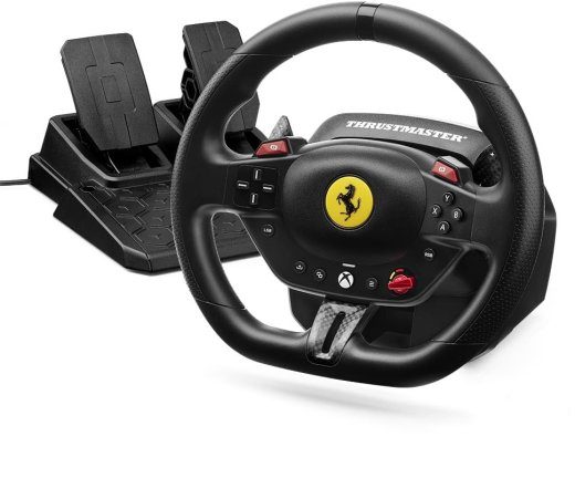 Thrustmaster T98-X Ferrari Võidusõidu rool, 296 GTS, WW Must