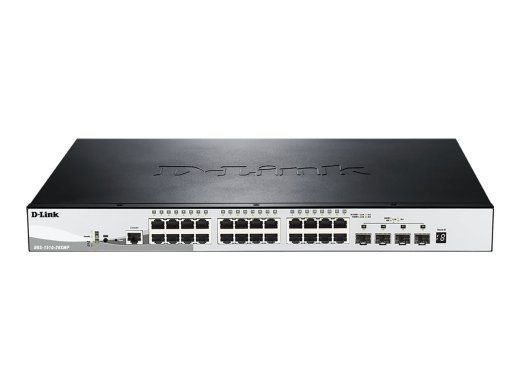 D-Link DGS 1510-28XMP 28-portiline Gigabit PoE+ vaher