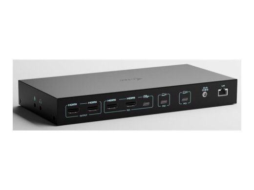 I-TEC USB-C KVM sisestusasem 3 saatja jaoks 2xHDMI 1xGLAN 1xUSB-C Gen2 3x USB-A Gen2 2x USB-A 1.1 1xAudio 1xMic PD 1x 92W/2x 65W