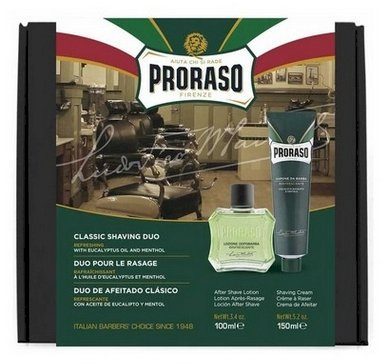 Proraso värskendav klassikaline raseerimiskomplekt II. 100 ml / 150 ml