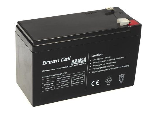 Green Cell AGM04 UPS aku Müüritud tõkkeline hapnikku (VRLA) 12 V 7 Ah