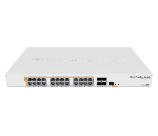 MikroTik CRS328-24P-4S+RM 28P PoE 10G hallatav Gigabit Switch