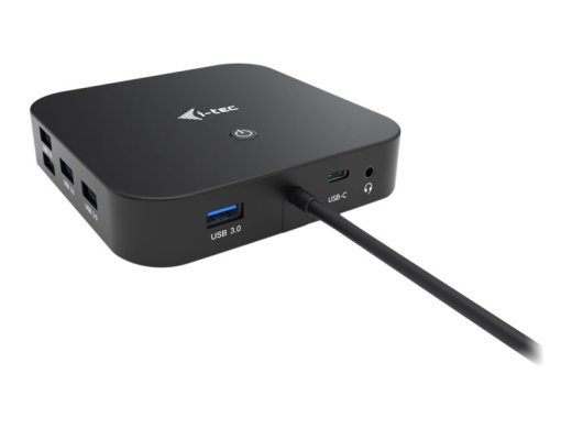 i-Tec USB-C topeltkuvariga dokkimisjaam toitega USB-C / Thunderbolt 3 dokkimisjaam