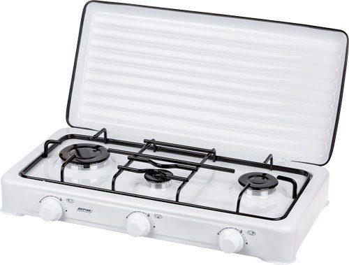 MPM KN-03/1K White Countertop 60 cm Gas 3 zone(s)