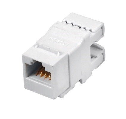 Q-LANTEC MKN-U6-1 juhtme liitmiskord RJ45 UTP kategooria 6 süstitav valge