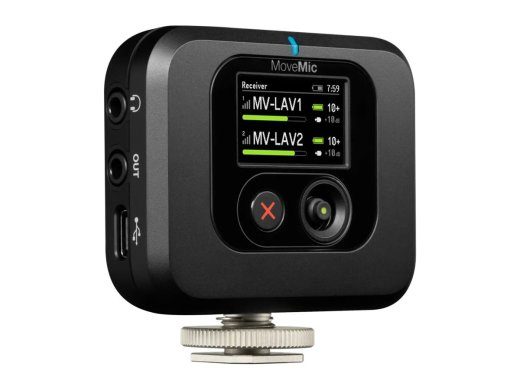 Shure MoveMic Receiver Wireless Audio Receiver
