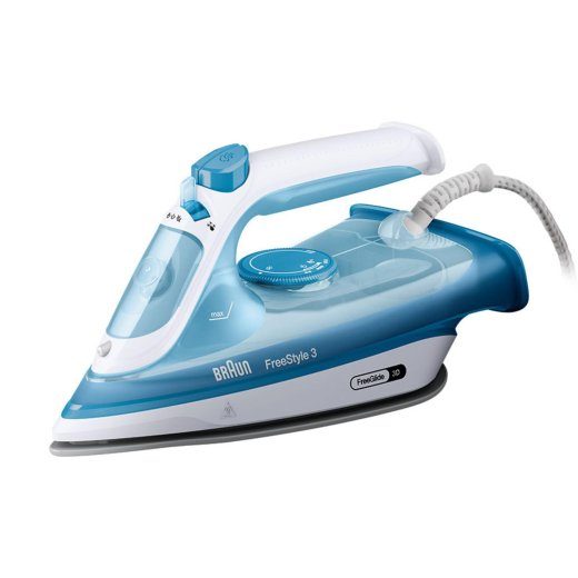 Braun FI 3144 BL Kuiv ja aururaud Keraamiline alusplaat 2400W Sinine