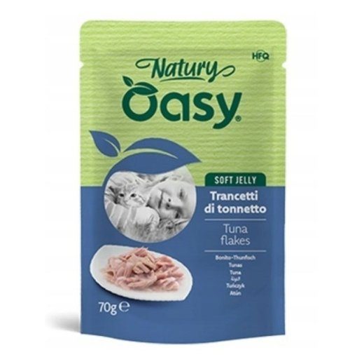 OASY Natury Soft Jelly Tursk helbed - märgkassitoit - 70 g