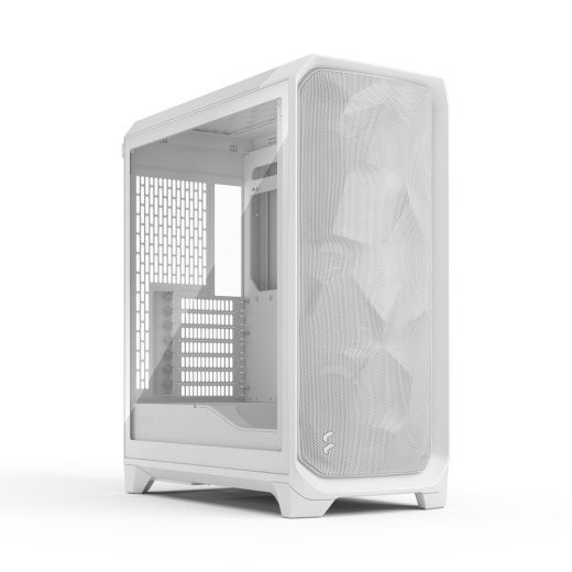Fractal Design Meshify 3 TG Läbipaistev Tööväljakaane ATX Kasse Toiteplokidega Valge
