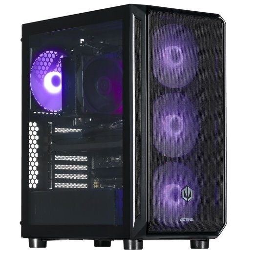 Actina 5901443414711 PC AMD Ryzen™ 7 7700 32 DDR5-SDRAM 2 TB SSD AMD Radeon RX9070 Midi Tower Black
