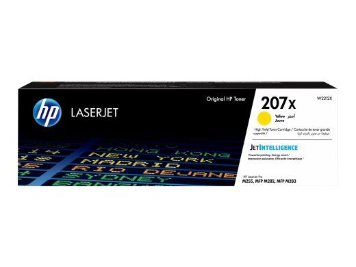 HP 207X kollane 2450-lehekülje tonerkassett W2212X
