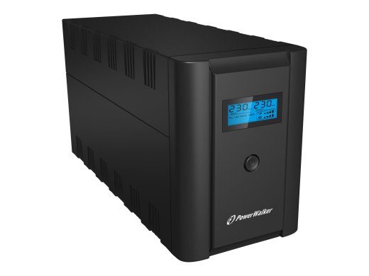 POWERWALKER VI 2200 SHL FR UPS jooneinteraktiivne 2200VA 2x 230V 2x IEC C13 RJ11/RJ45 USB LCD