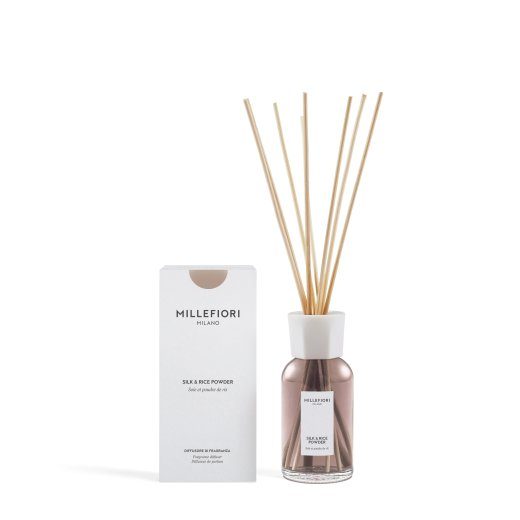 Millefiori Milano Fragrance Diffuser Silk & Rice Powder 100 ml