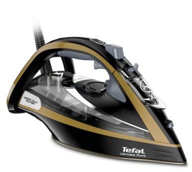 Tefal FV9865E0 kuiv- ja aururaud Durilium Autoclean alusega, 3000 W, must, kuldne