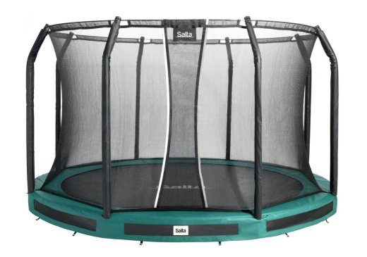 Trampliin Premium Ground Combo 427 cm roheline