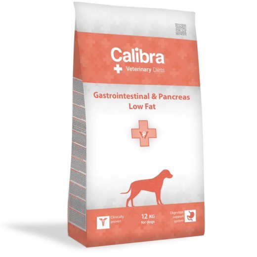 CALIBRA VD Koer Gastrooinärne & Pankreatiit Madala Rasvasisaldusega - kuiv koeratoit - 12kg