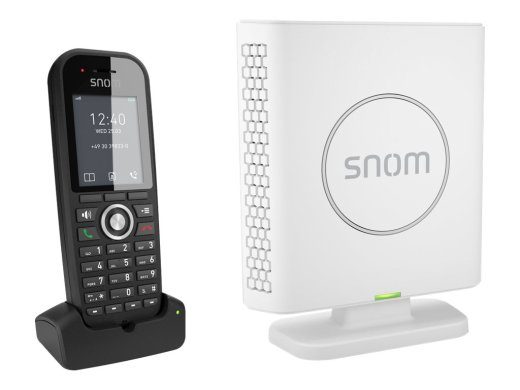 snom m430 Juhtmevaba VoIP Telefon Must Valge