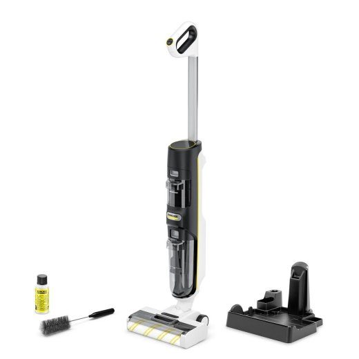 Vacuum Cleaner KARCHER FCV 4 Dry&wet 3-in-1 stick vacuum White/Black Bagless Battery 1.056-131.0