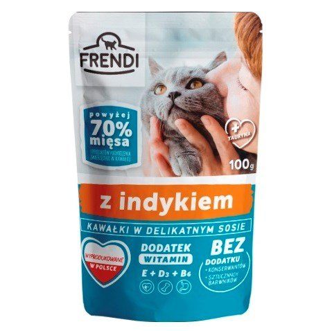Frendi Tükke kaljuka täidisega märja kassatoit 100g
