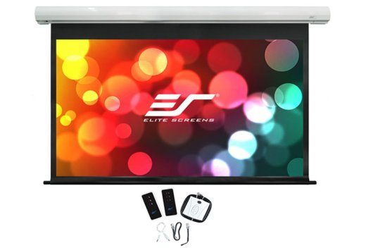 Elite Screens Saker Series SK100XHW-E12 Įstrižainė 100 " 16:9 Matomo ekrano plotis (W) 221 cm Baltas