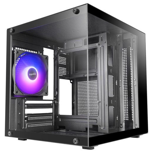 Mars Gaming MC-CUBE Mini Tower arvutikorp Must