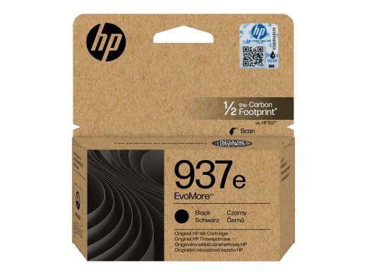 HP 937e EvoMore must 2500 lehekülge tindiga