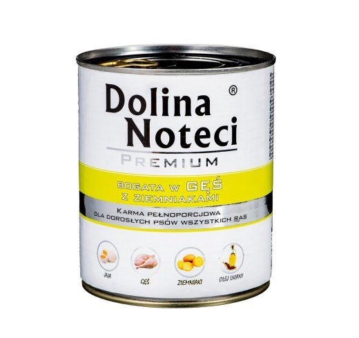 DOLINA NOTECI Premium Rich in goose with potatoes - Niiske koeratoit - 800 g