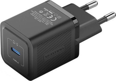 USB-C VÄRGAKAMP USB-C SELGALAETAJA 20W/1P BLACK FEPB0- VENTION