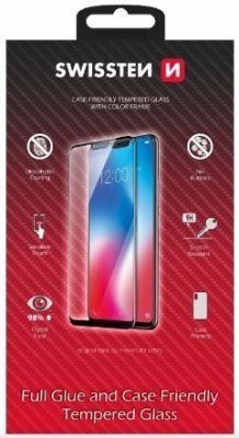 Swissten Full Face karastatud klaas Apple iPhone 16e / iPhone 17e jaoks