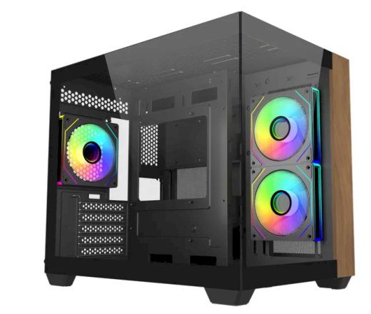 Cooler Master Elite 481 Wood Mini Tower Arvutikorpuse korpus