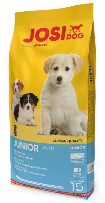 JOSERA JosiDog Junior Kanaga - kuiv koeratoit vastsed - 15 kg