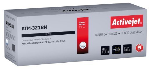 Activejet ATM-321BN tooner (asendajaks Konica Minolta TN321K; Supreme; 27.000 lehekülge; must)