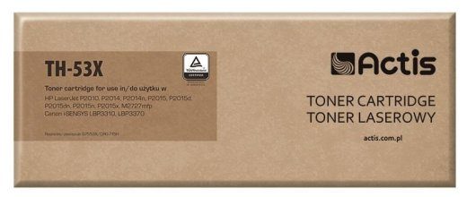 Actis TH-53X toner (replacement for HP 53X Q7553X, Canon CRG-715H; Standard; 7000 pages; black)