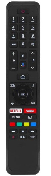 Lamex LXP43160 Toshiba / VESTEL RC43160N (CT-8563) TV Kaugjuhtimispult Netflix / YouTube