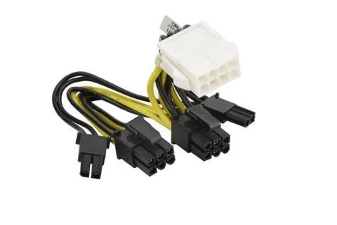 0.05m 8-pin to 2x 6+2-pin GPU Cable G291-281 CBL-PWEX-1040